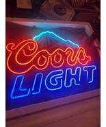 Coors Light Neon Beer Sign  - $137.18 CAD