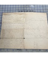 Antique Document Nacogdoches County Texas 1898 Signed Elam Martin Land Deed - $67.89 CAD