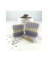 3x Goat Milk and Oatmeal Soap Bar Lavendar Vanilla Purple 3oz Face Body New - €13,98 EUR
