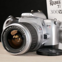 Canon EOS Rebel Ti 35mm SLR Film Camera Kit W 28-90MM lens Silver *GOOD/... - $64.34