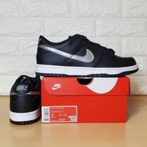 Nike Dunk Low 75th Anniversary GS 7Y Spurs Black Diamond DC9560-001 - £90.16 GBP