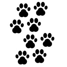 15.8x11.2cm Cute  Dog Cat Paw Car Stickers Dog Cat Love Pet Car Decal 3D  Dog Fo - £35.32 GBP