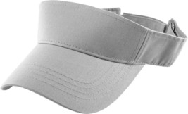 LIGHT GRAY Sun Visor Plain Hat Sports Cap Golf Tennis New Adjustable Men... - $17.99