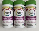 3 Pack - Rainbow Light Prenatal One High Potency, 50 Tablets Each, Exp 0... - $30.39