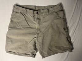 Vintage Carhartt Carpenter Shorts Men’s Size 38 Beige Canvas Pockets - $20.00