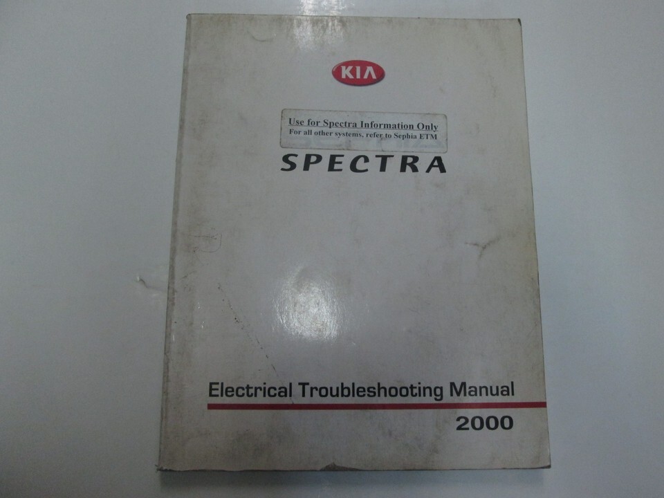 2000 Kia Spectra Électrique Dépannage Service Réparation Manuel Taches Usine - $19.99 2000 Kia Spectra Électrique Dépannage Service Réparation Manuel Taches Usine - $19.99