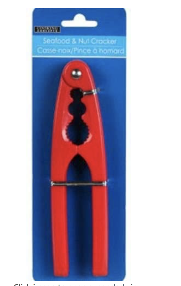 Cooking Concepts Seafood and Nut Craker, Red, Plastic - $4.95