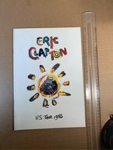 ERIC CLAPTON 1985 Concert Program-United States of America-North America Vintage - £20.19 GBP