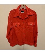 Vintage Obermeyer red Polyester Wind Ski Shirt Jacket Mens  large - €55,48 EUR