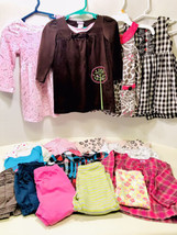 Girls Size 18M Mixed Brand &amp; Styles 17 Piece Clothing Lot Dresses Leggings Tops - £18.02 GBP