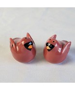 Cardinal Red Bird Individual Salt and Pepper Shakers Red and Black, 1 1/... - $14.87 CAD