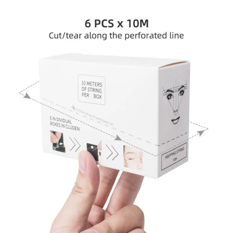 Or microblading dyeing liners thread semi permanent positioning eyebrow ruler measuring thumb200