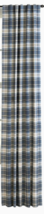 Style Selections Bernard Plaid Panel Drape, 84&quot; X 40&quot; Back Tab, Blue Tra... - $18.95