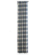 Style Selections Bernard Plaid Panel Drape, 84&quot; X 40&quot; Back Tab, Blue Tra... - $348.82 MXN