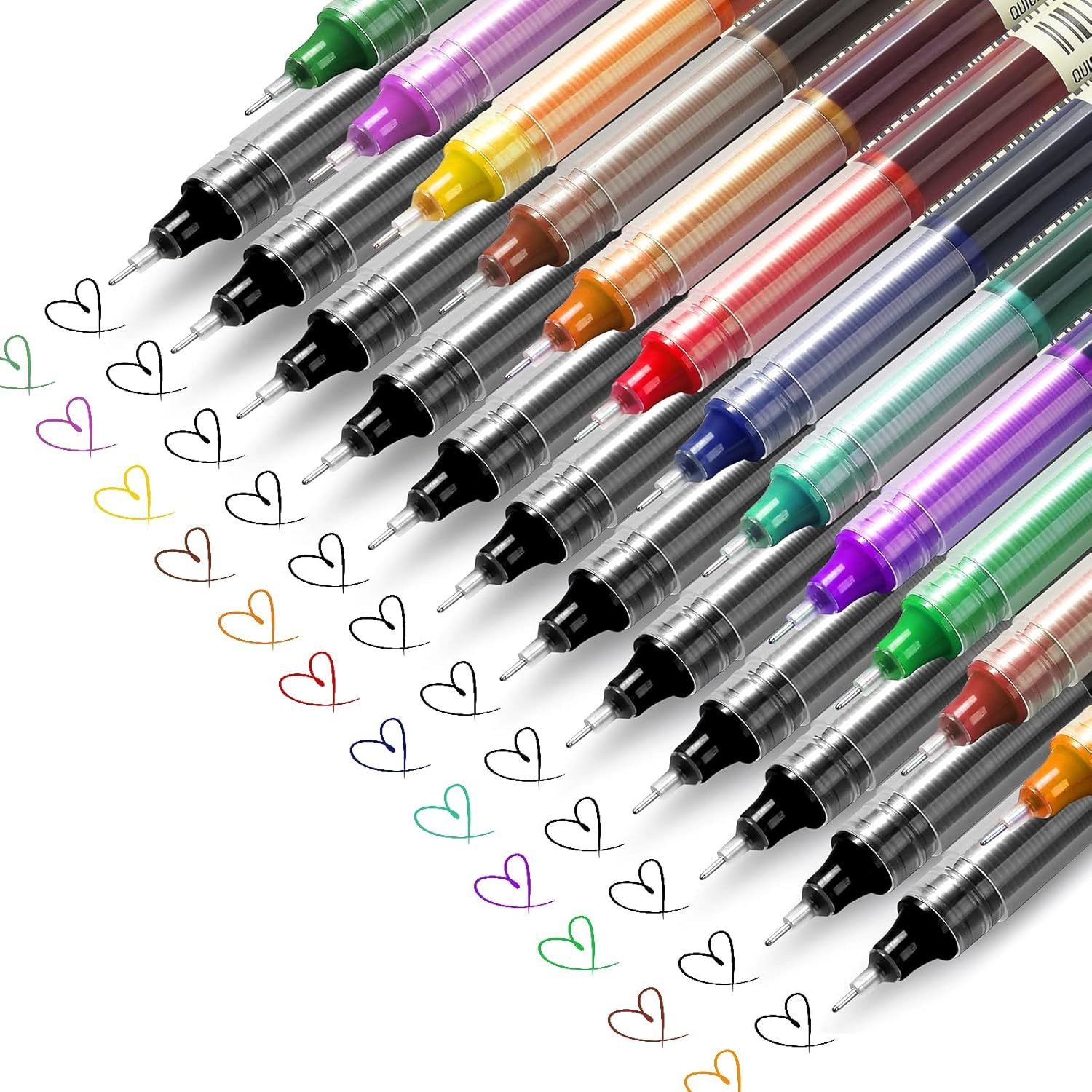 Riancy 24-Pack Coloring Pens For Adult Child Art Journaling School Stati... - $29.95