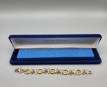 Camrose &amp; Kross JBK Blue Faux Sapphire Clear Bracelet Jacqueline Kennedy... - $116.09