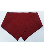 Rugby Knit Shirt Collar - Burgundy 3.5&quot; x 20&quot; Self-Finished Ribbed Trim ... - $74.16 MXN