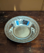 Vintage Wallace Silverplate Bowl 4232 6.25&quot; Candy Dish Silver Plated - £10.82 GBP