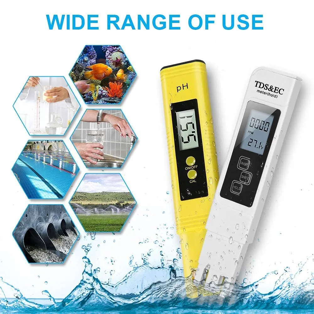 Sporting High Accuracy TDS Meter Digital Water Tester Digital 0-14 PH Meter Test - £18.48 GBP