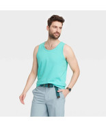 Goodfellow &amp; Co Men&#39;s Turquoise Tank Top XX-LARGE Cotton Blend Soft New - $220.31 MXN