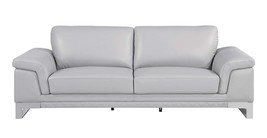 Top Grain Italian Leather Sofa: Luxury Seating - £2,403.00 GBP