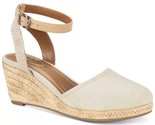 Style &amp; Co Women Ankle Strap Espadrille Sandal Mailena Size US 6.5M Whit... - £27.84 GBP