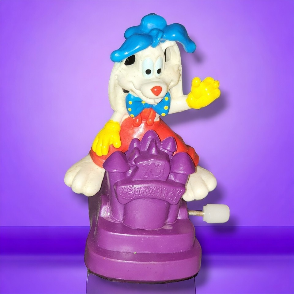 Vintage Disney Burger King Kids Club Roger Rabbit Wind Up Toy Figure 1991 - £3.88 GBP