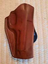 Fits Beretta APX Full Size 9mm 40 Caliber 4.25”BBL Leather Paddle Holster #1285# image 6