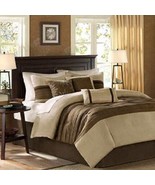 Madison Park 7-Piece Microsuede Comforter Set, Natural, King MP10-302 - $88.61
