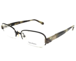 Vera Wang Eyeglasses Frames V020 BR Brown Tortoise Half Rim 49-17-135 - £40.58 GBP
