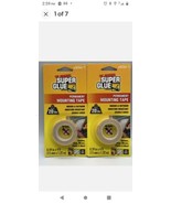 Original Super Glue Permanent Mounting Tape Hold up to 20 Pounds 2pk NEW... - £8.94 GBP