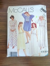 1987 McCalls 3400 Size Small Bust 32.5 Vintage Sewing Pattern Robe Night... - £12.67 GBP