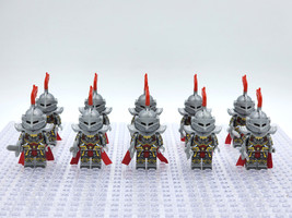 10pcs Crusades Empire Heavy knights Minifigures Weapons Accessories - £18.95 GBP