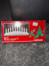 Noma Christmas Candolier in Box 10 Light Mini Electric No Bulbs Working ... - $12.38