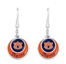 55427 Auburn Tigers Stacked Disk Earrings - £13.23 GBP