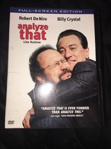 Analyze That DVD Widescreen Robert DeNiro Billy Crystal - £9.49 GBP