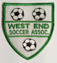 West End Soccer Association Embroidered Clothing Souvenir Trading Patch ... - £6.28 GBP