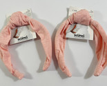 Scunci I Am Recycled Planet Earth-Friendly Soft Knot Headband, Pink, 2-P... - $15.83