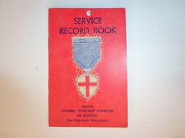 1950s BSA Boy Scouts of America Protestant Service Record Book -- New Jersey - £8.59 GBP