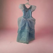 Disney Princess Cinderella Costume Dress-Up Halloween Tea Party Birthday SZ:7-8 - £23.77 GBP
