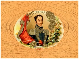 7730.Decoration Poster.Home Room wall interior design.Bolivar Cuban cigar label - £13.55 GBP+