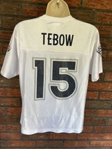 Tim Tebow 15 Broncos Football Jersey Medium NFL Team Apparel Short Sleeve Shirt - £15.16 GBP