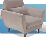 Serta Artesia Midcentury Sofa Collection Microfiber Couch Fabric, Easy t... - $560.99