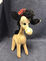 Vintage 1983 Dream Pet By R. Dakin &amp; Co. donkey /mule With hat - £9.49 GBP