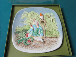 Scenes From Beatrix Potter Collector Plate Nib Beswick 7 1/2&quot; - £97.77 GBP