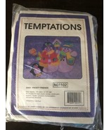 20431 Frosty Friends J &amp; J Designs Needlepoint Canvas Set - $376.79 MXN