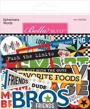 Bella Blvd Cardstock Ephemera-Words, Teen Vibe Carson (Pack of 2) - $51.49