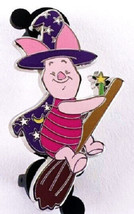 Disney Winnie the Pooh Pal Piglet Dressed as a Witch Happy Halloween pin - £9.54 GBP