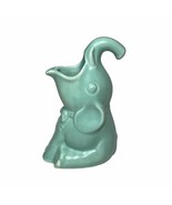 Vintage Red Wing #875 Ceramic Elephant Bud Vase Ash Receiver Teal Blue - $3,229.26 MXN