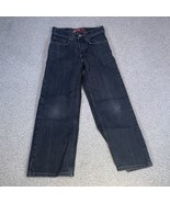 Levis Jeans 569 Boys 10 Regular 25x25 Loose Fit Straight Leg Black Class... - £15.72 GBP